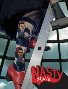 ModSocks’ knee-high Nasty Rosie the Riveter Socks represent intersectionality and the power of women working together.