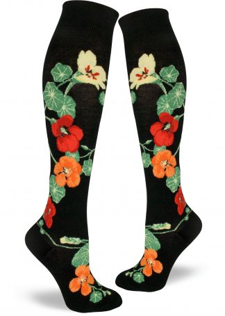 Nasturtiums Women's Knee Socks