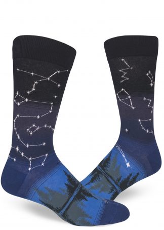 Constellation socks for men with classy style by ModSocks.